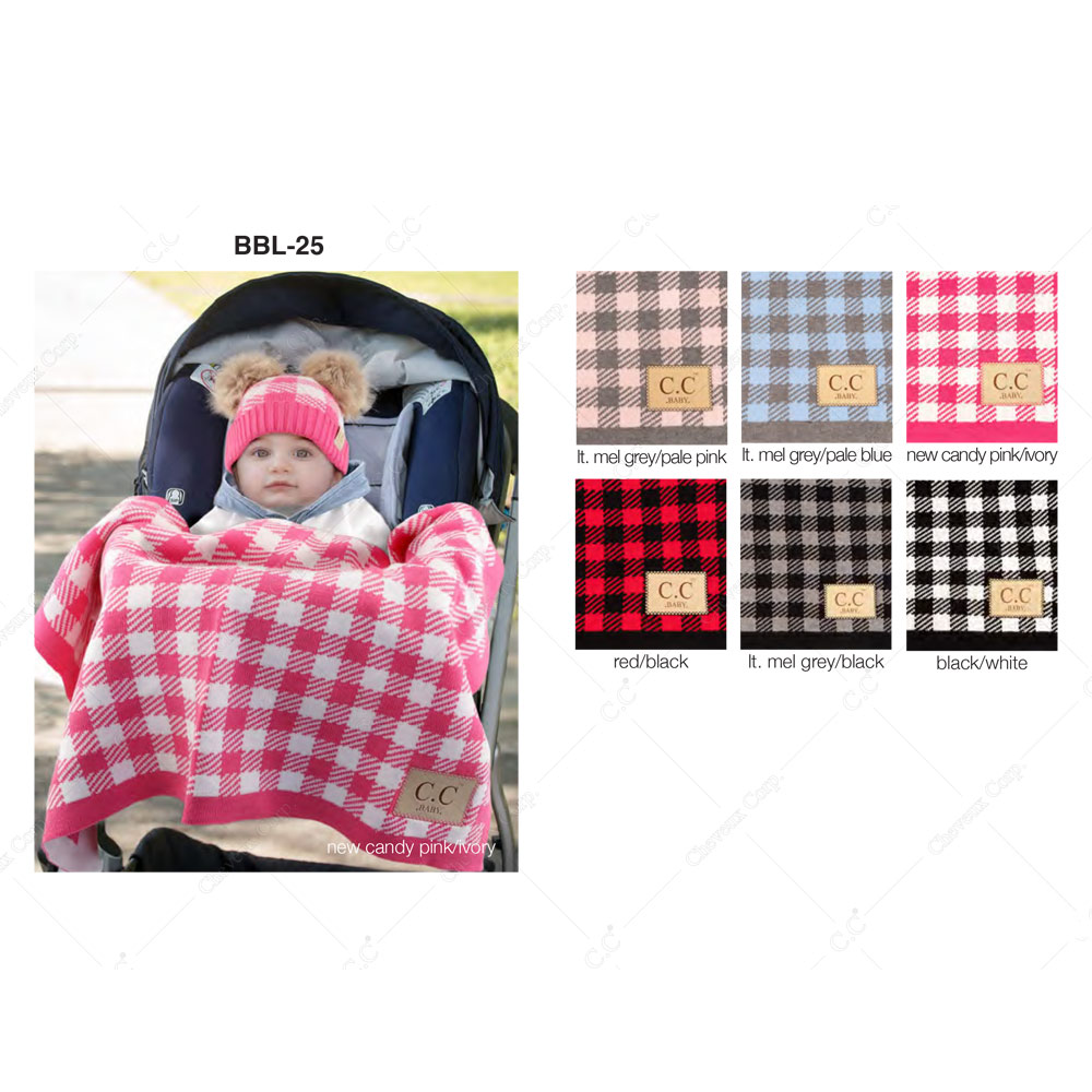 C.C Baby Buffalo Check Baby Blanket - Image 2