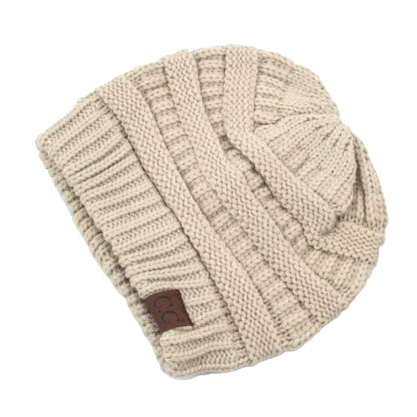 C.C Ribbed Kit Solid Color Beanie Hat