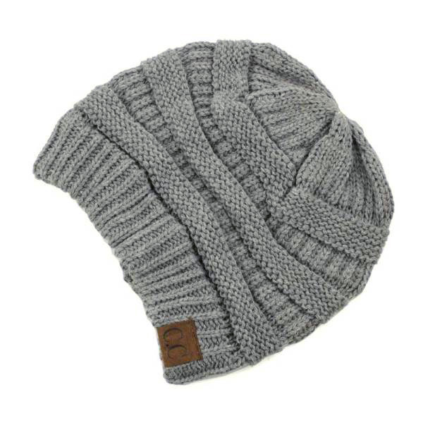 C.C Ribbed Kit Solid Color Beanie Hat