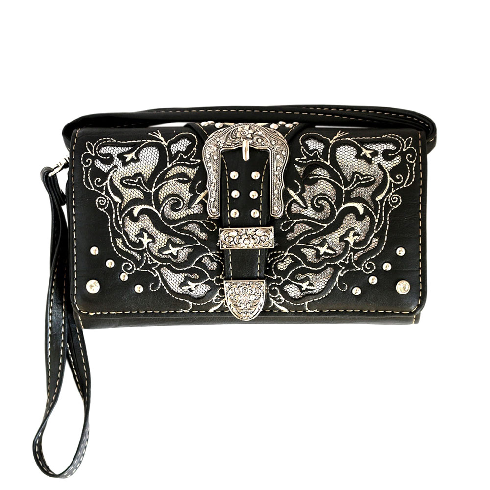 Western Style Wallet With Buckle