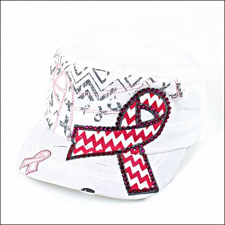 Pink Ribbon Cap