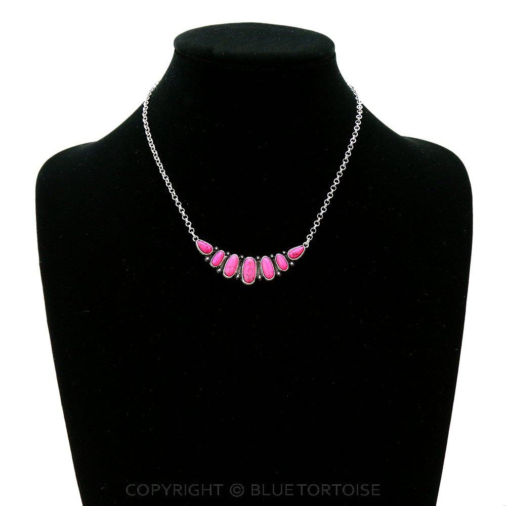 Western Style Stone Necklace - Image 2