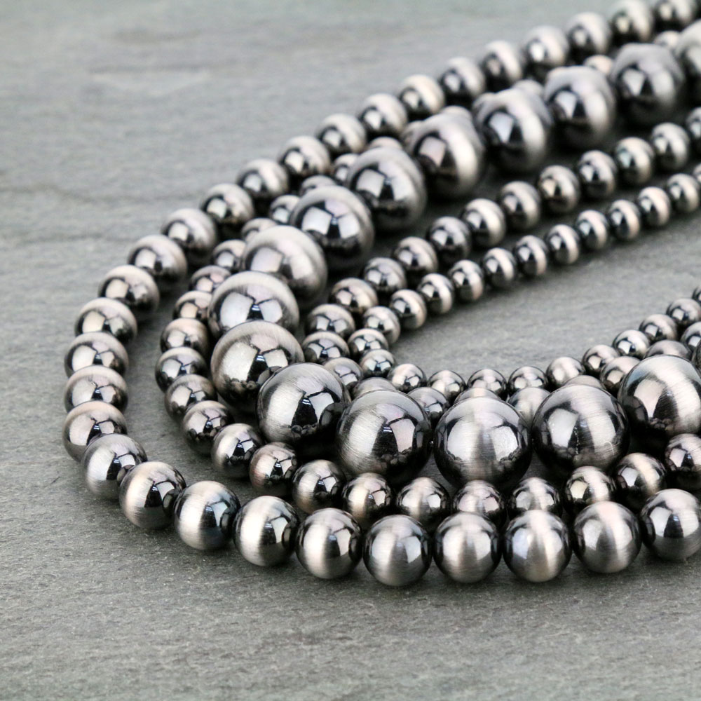 Navajo Style Pearl Layered Necklace Set - Image 3