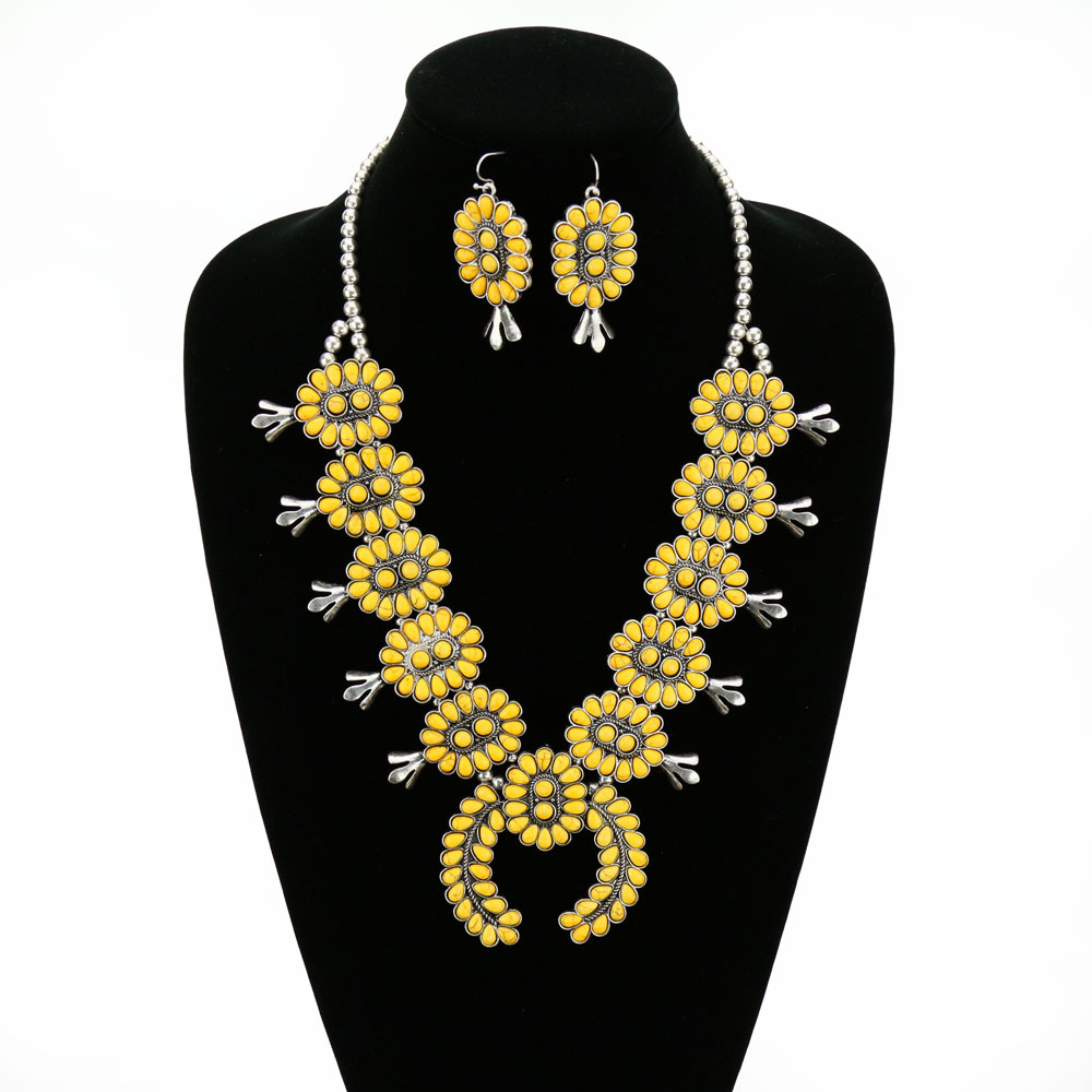 Squash Blossom Necklace Set - Image 2