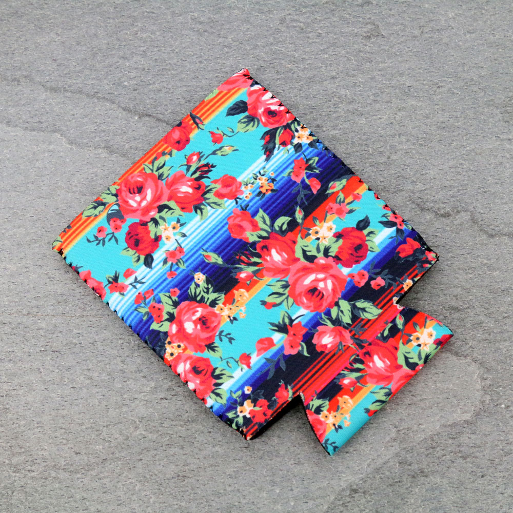 Serape Roses Drink Sleeve/Cooler