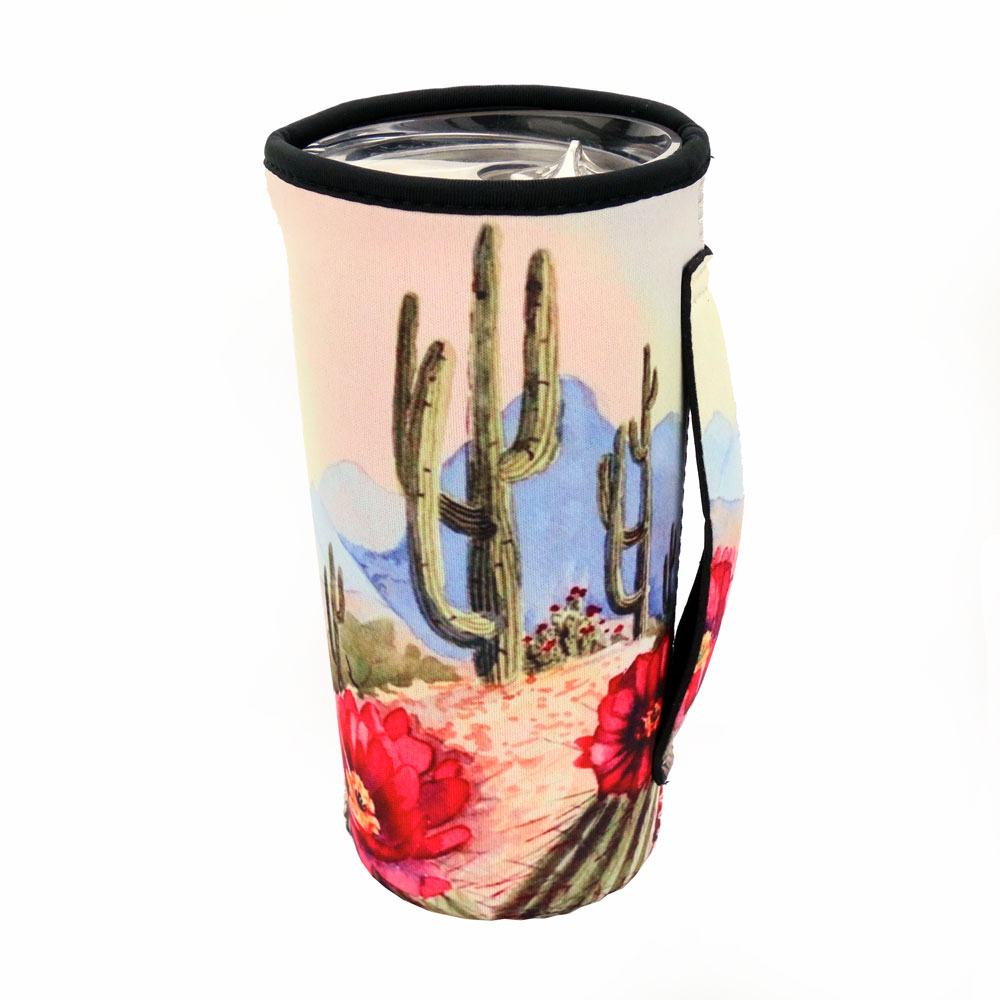 Cactus Landscape Tumbler Drink Sleeve/Cooler