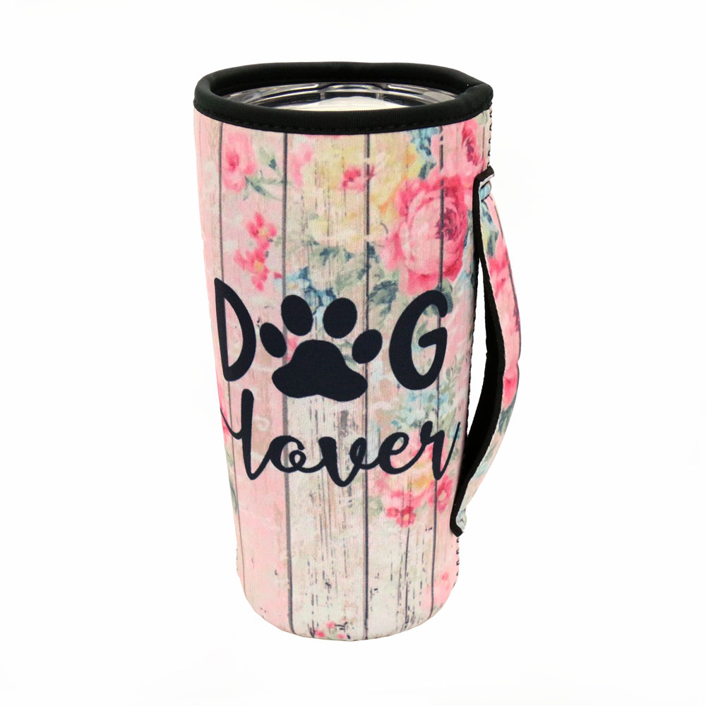 "Dog Lover" Tumbler Drink Sleeve/Cooler