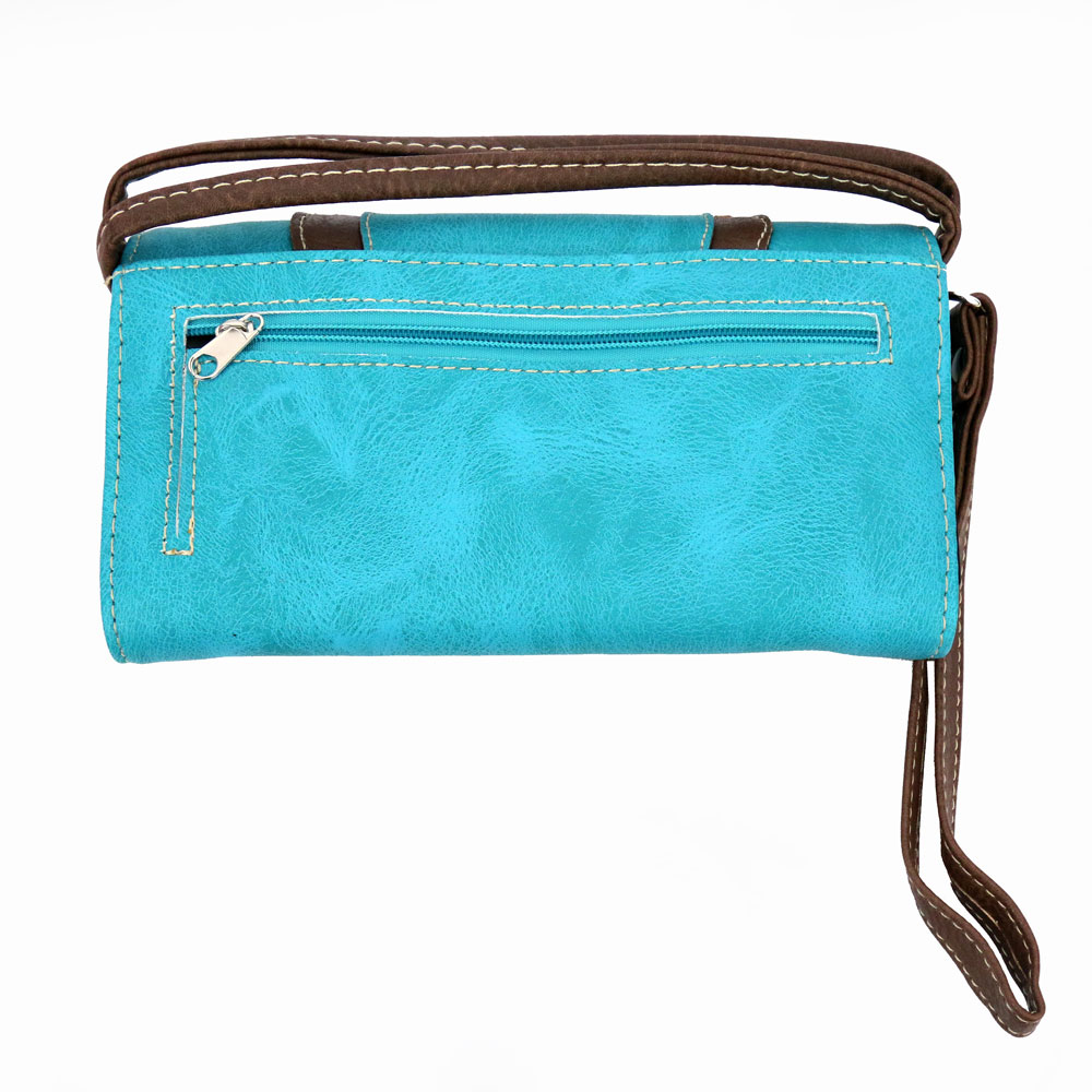 Western Faux Leather with Concho Wallet - Image 2