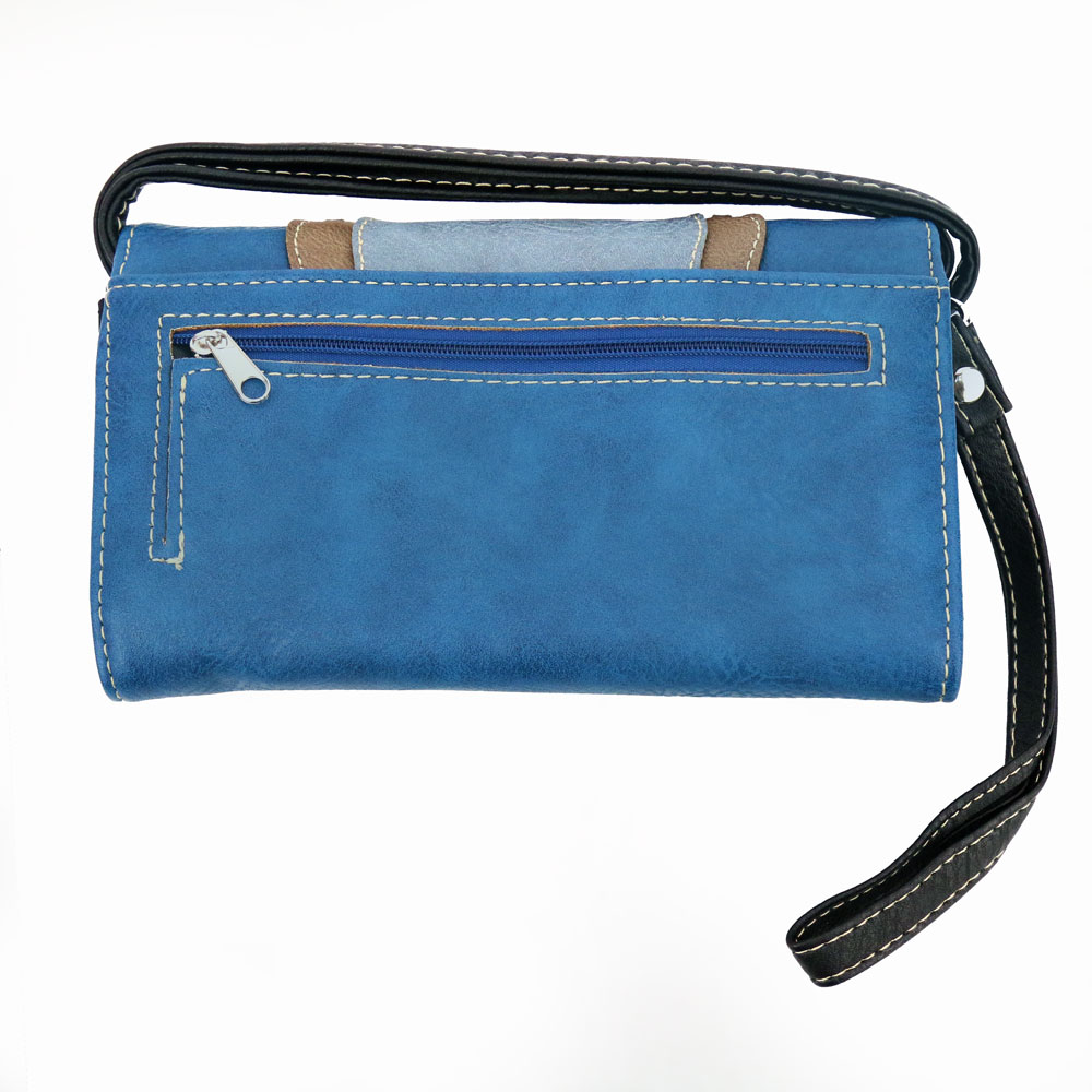 Western Faux Leather with Concho Wallet - Image 2