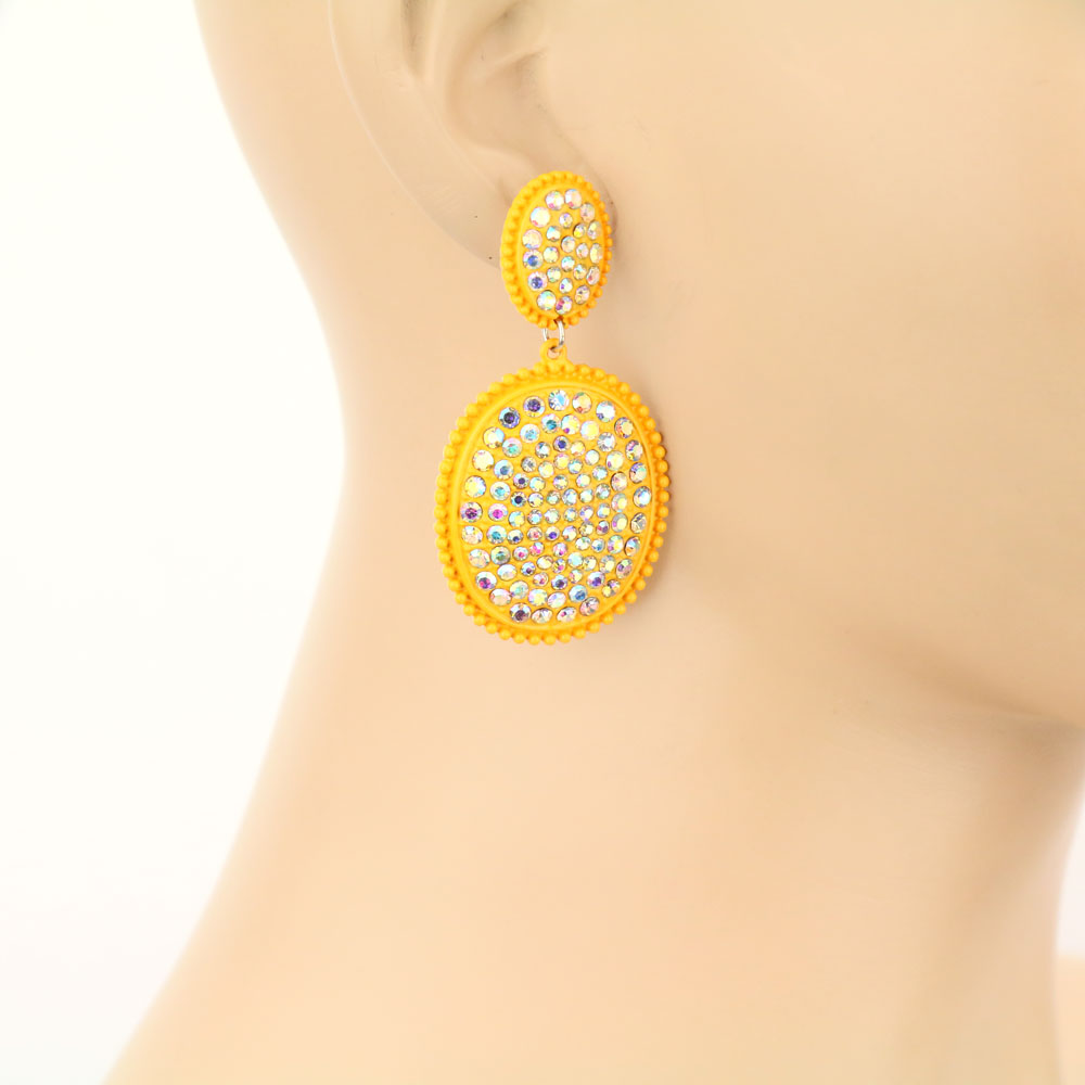 Western Stone Post Earrings - Image 2