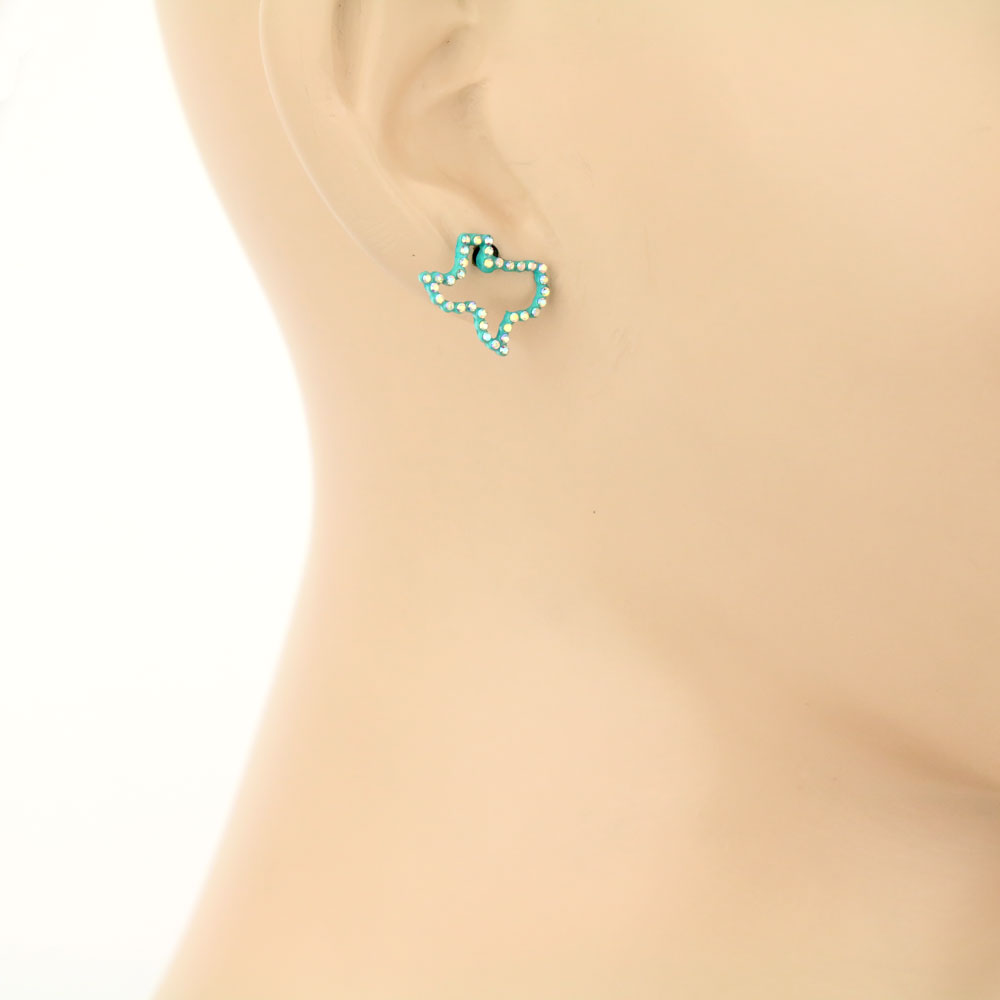 3 Pair Texas Map Earring Set - Image 4