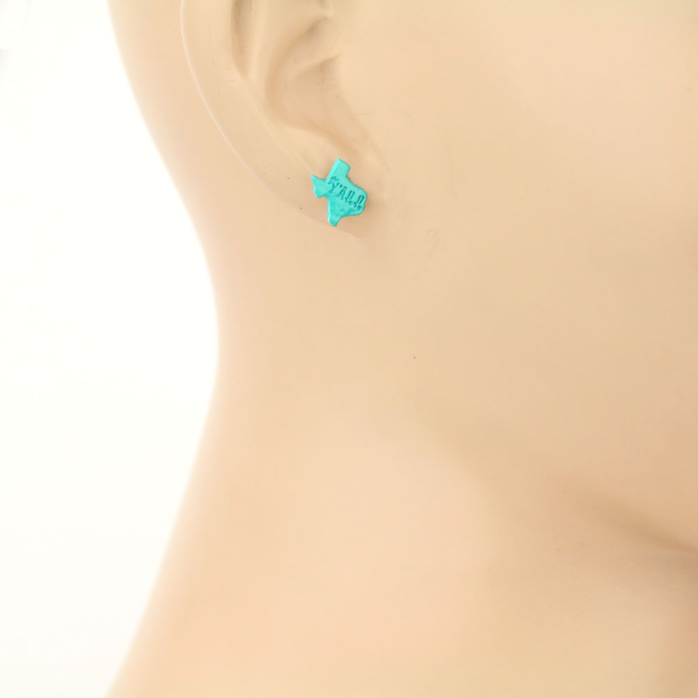 3 Pair Texas Map Earring Set - Image 2