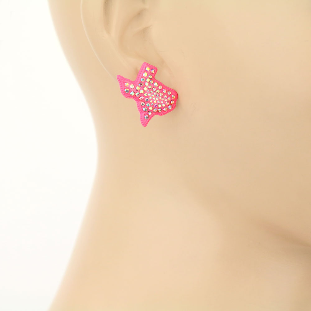 3 Pair Texas Map Earring Set - Image 3