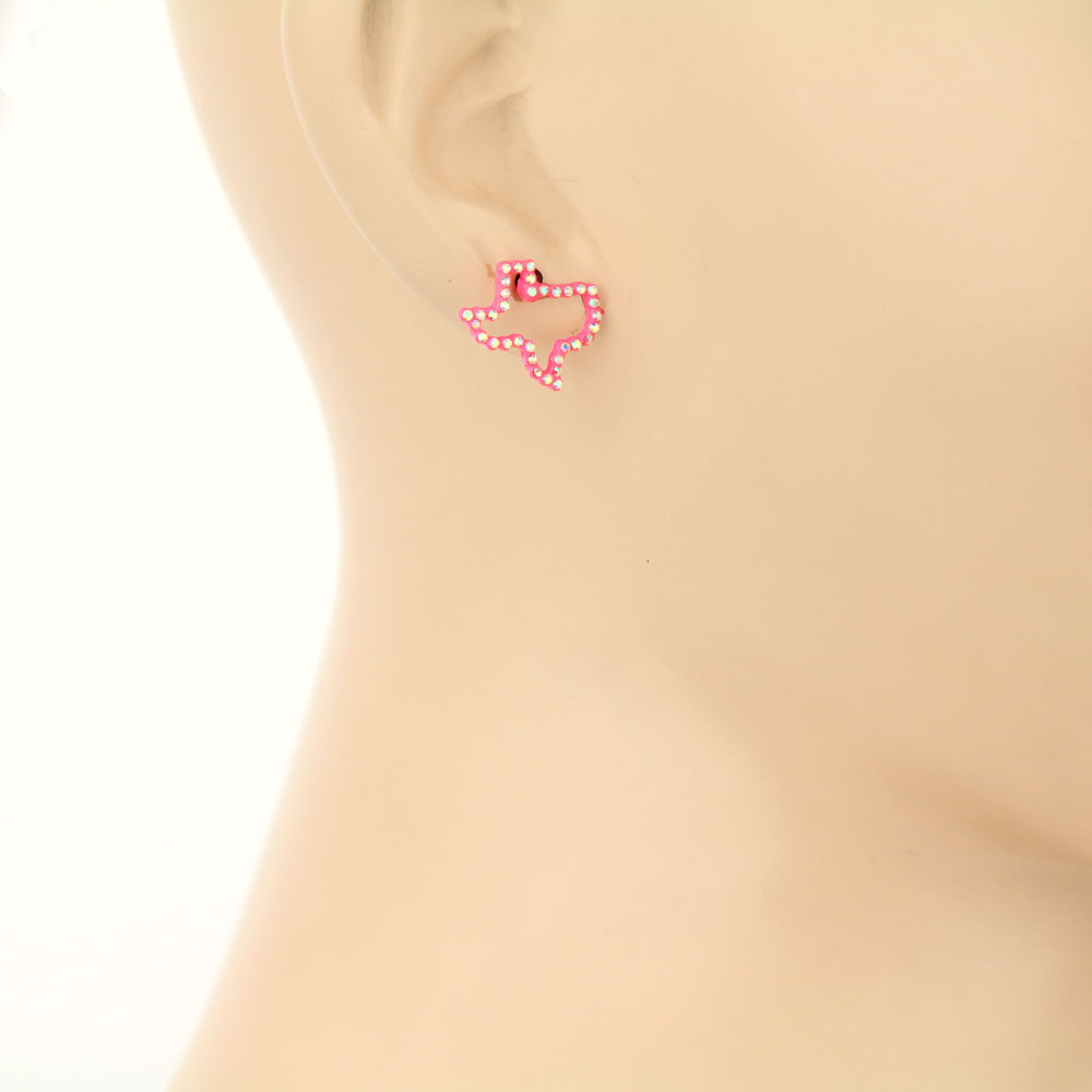 3 Pair Texas Map Earring Set - Image 4