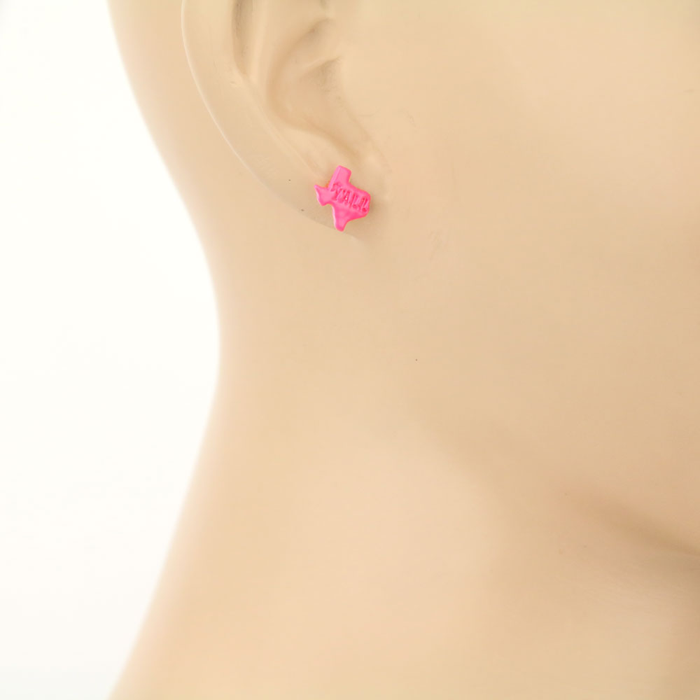 3 Pair Texas Map Earring Set - Image 2