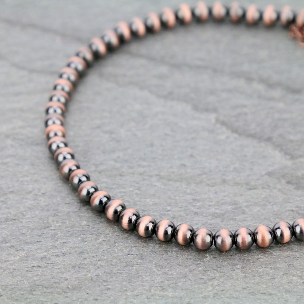 6mm Navajo Style Pearl Choker Necklace - Image 3