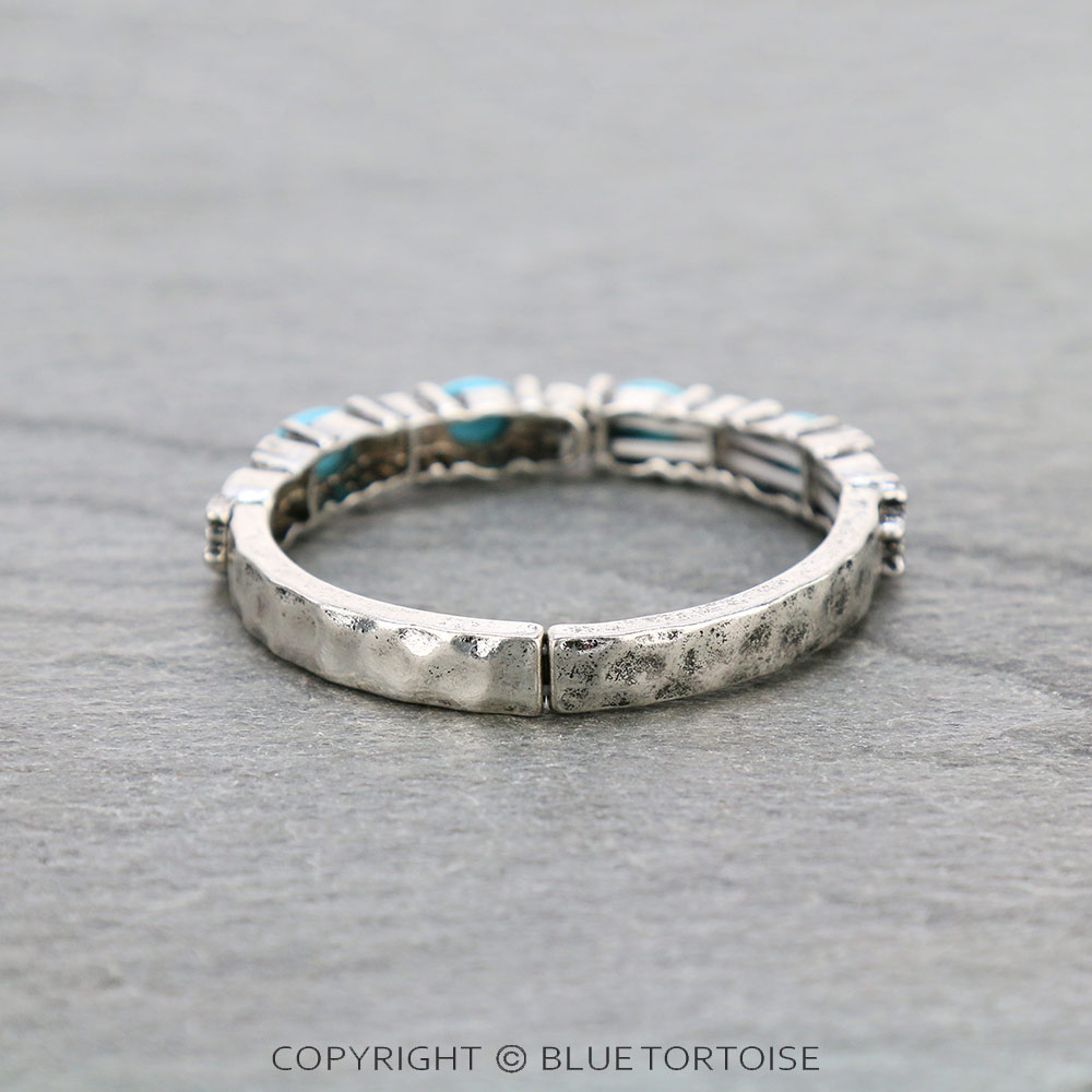Western Arrow Stone Stretch Bracelet - Image 3