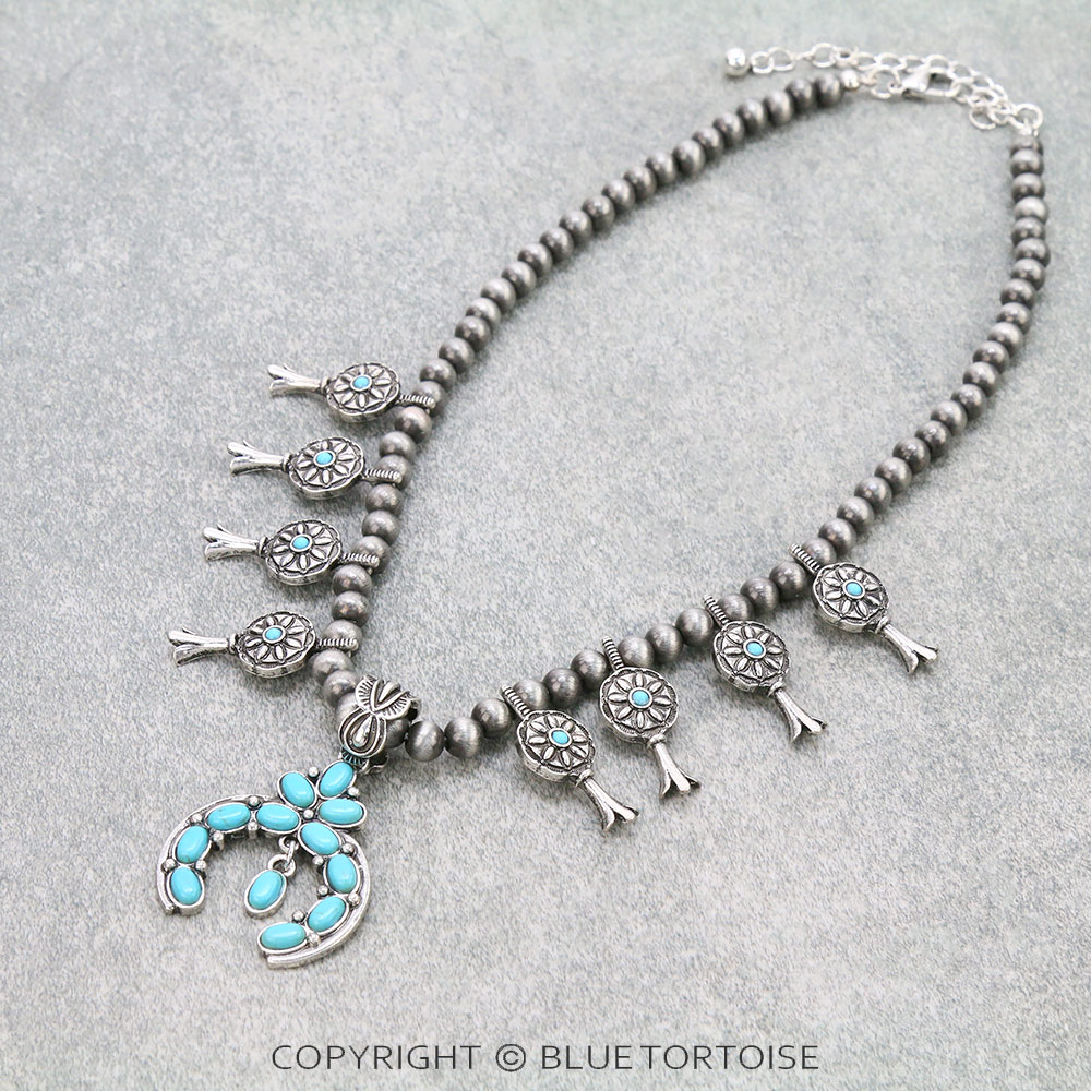 Western Squash Blossom Necklace