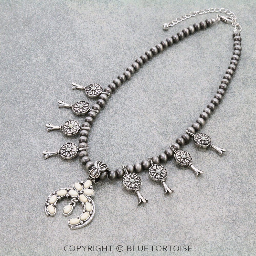 Western Squash Blossom Necklace