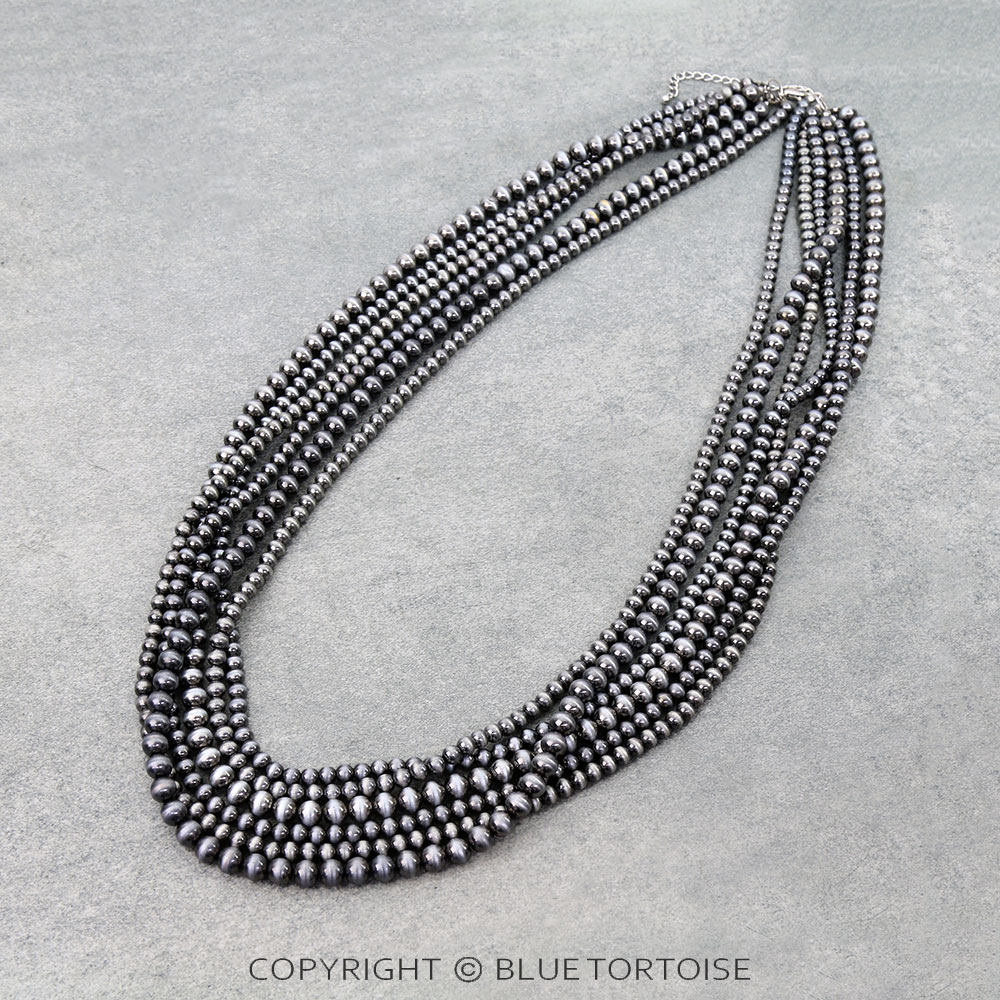 Navajo Style Pearl Necklace