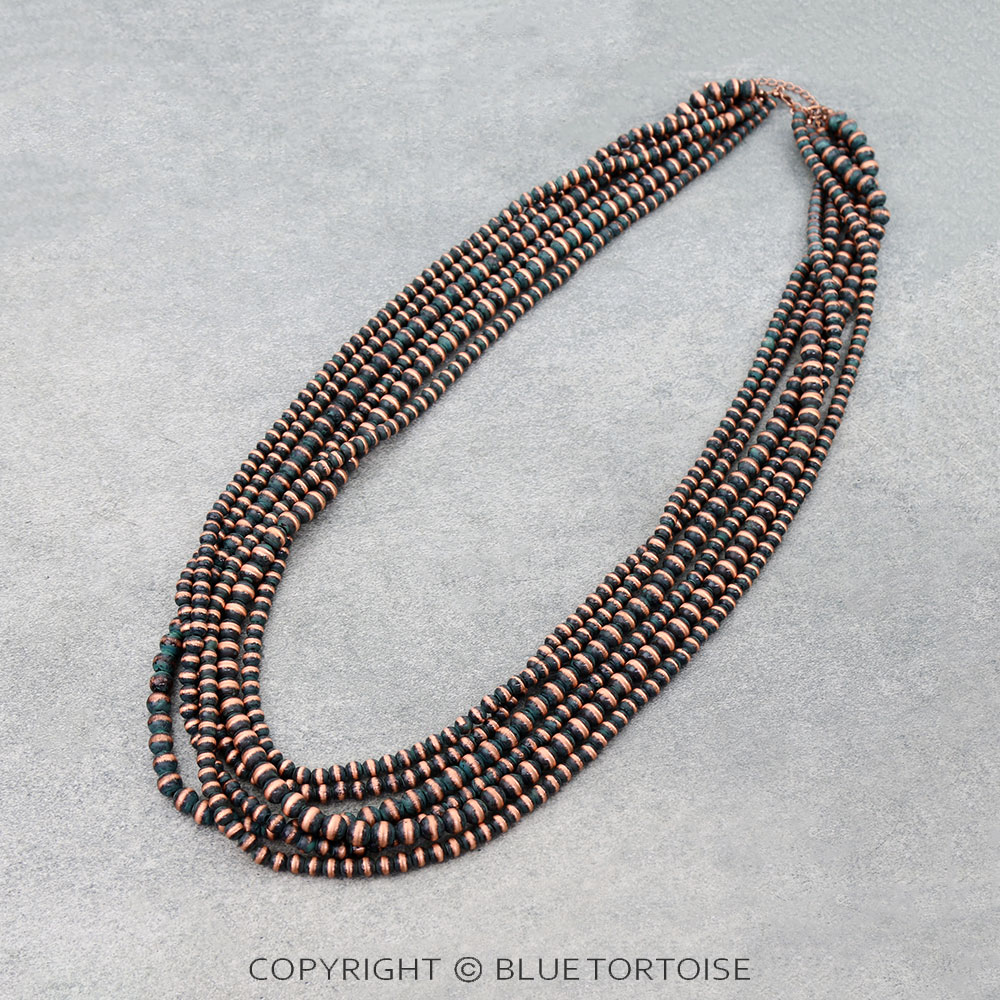Navajo Style Pearl Necklace