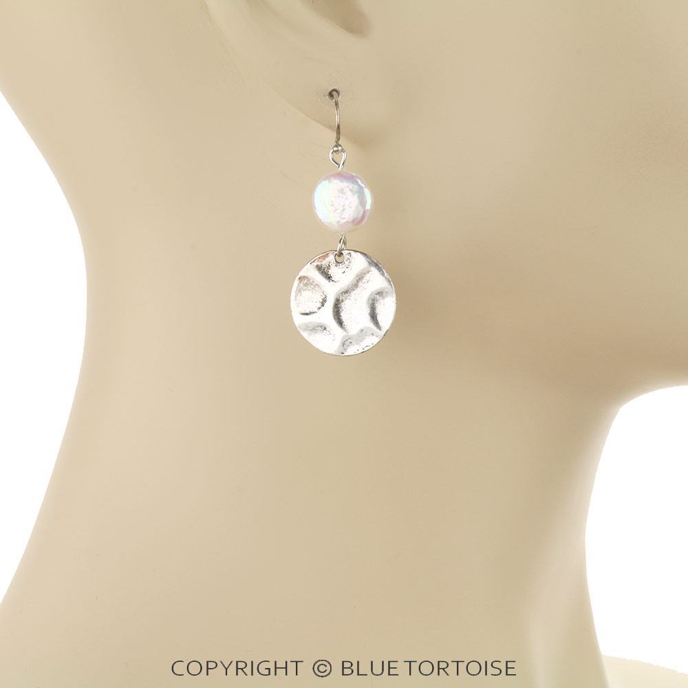Fashion Pearl Dangle Earrings - Image 2