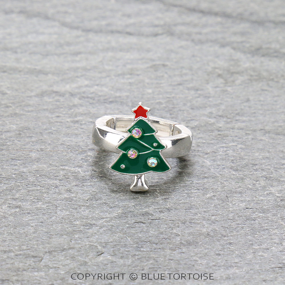Christmas Tree Stretch Ring