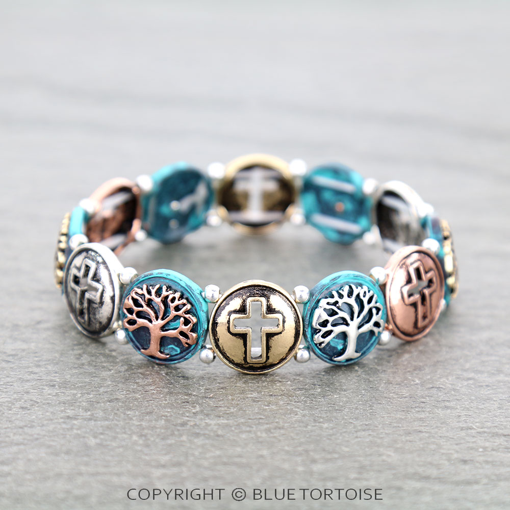 Cross Stretch Bracelet