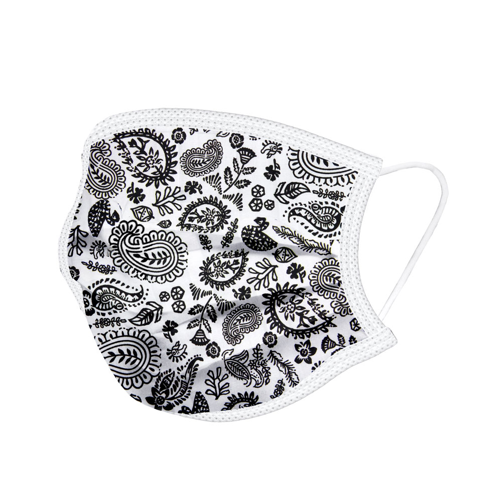 Paisley Print Cotton Mask
