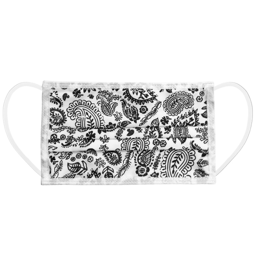 Paisley Print Cotton Mask - Image 2