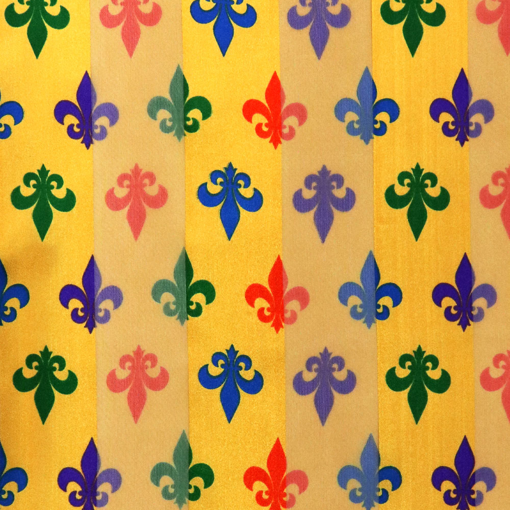 Mardi Gras Dozen Pack Satin Scarf