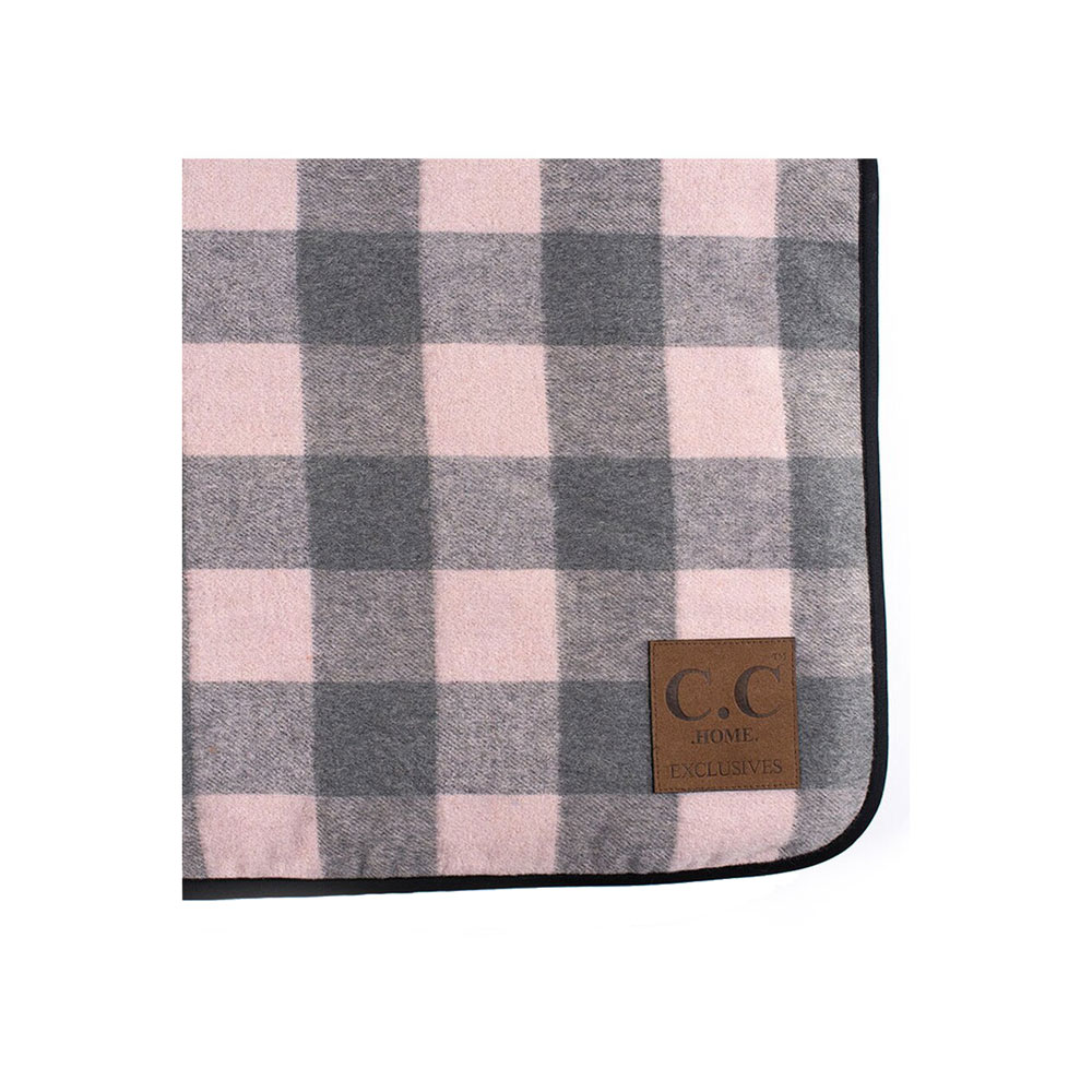 C.C Buffalo Check Pattern Throw Blanket