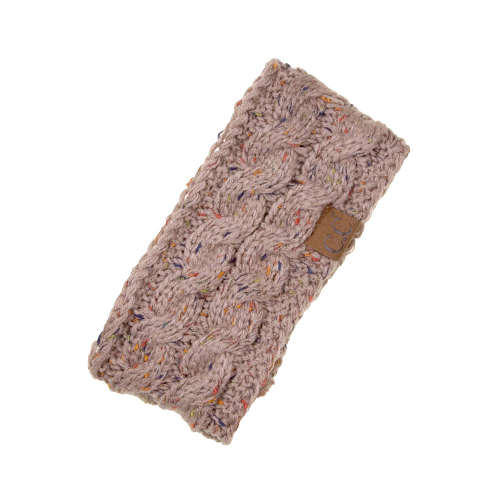 C.C Chunky Knit Confetti Sherpa Lined Headband