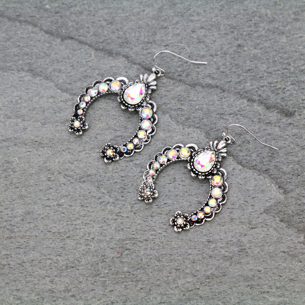 Squash Blossom Dangle Earrings