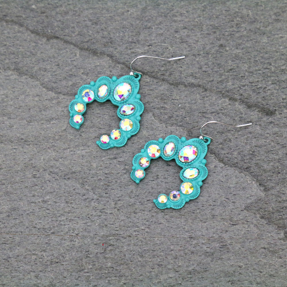 Squash Blossom Dangle Earrings