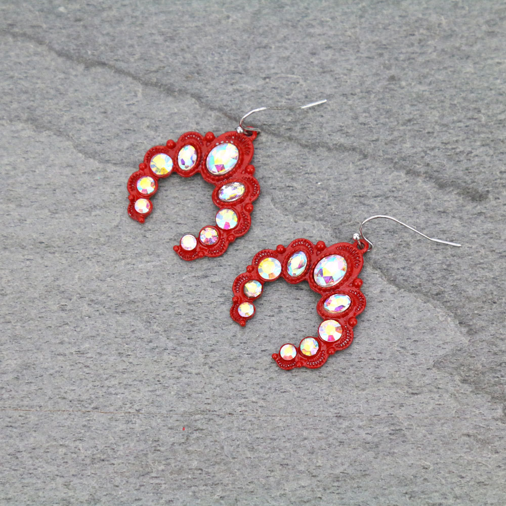 Squash Blossom Dangle Earrings