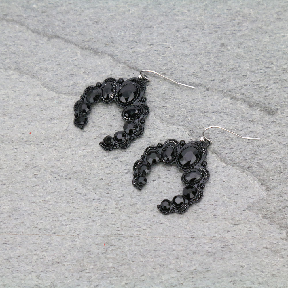 Squash Blossom Dangle Earrings