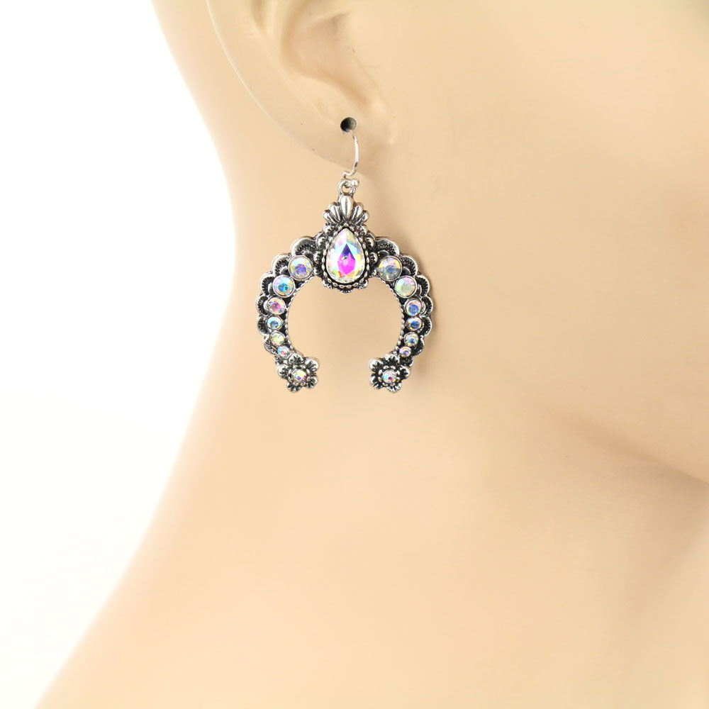 Squash Blossom Dangle Earrings - Image 2