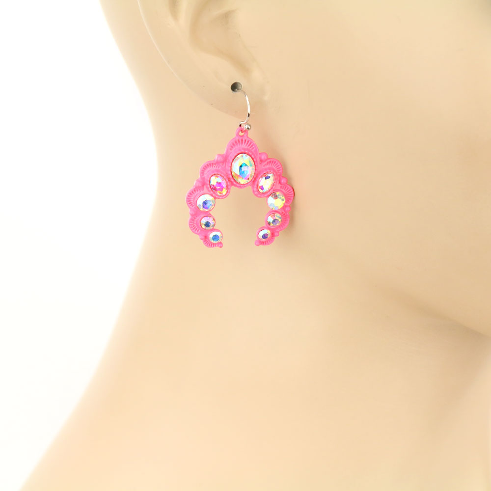 Squash Blossom Dangle Earrings - Image 2