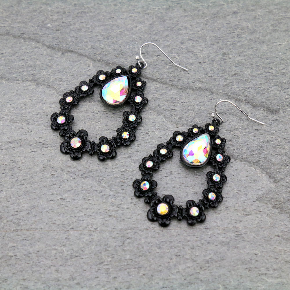 Casting Teardrop Dangle Earrings