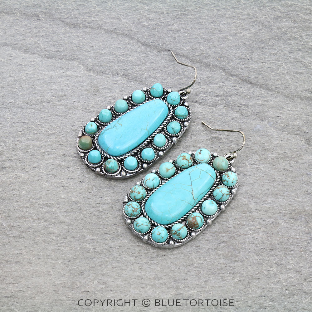 Natural Stone Earrings