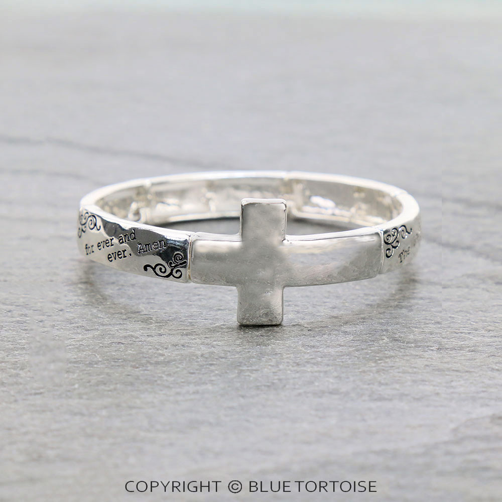 Message "The Lord's Prayer" Double Stretch Bracelet