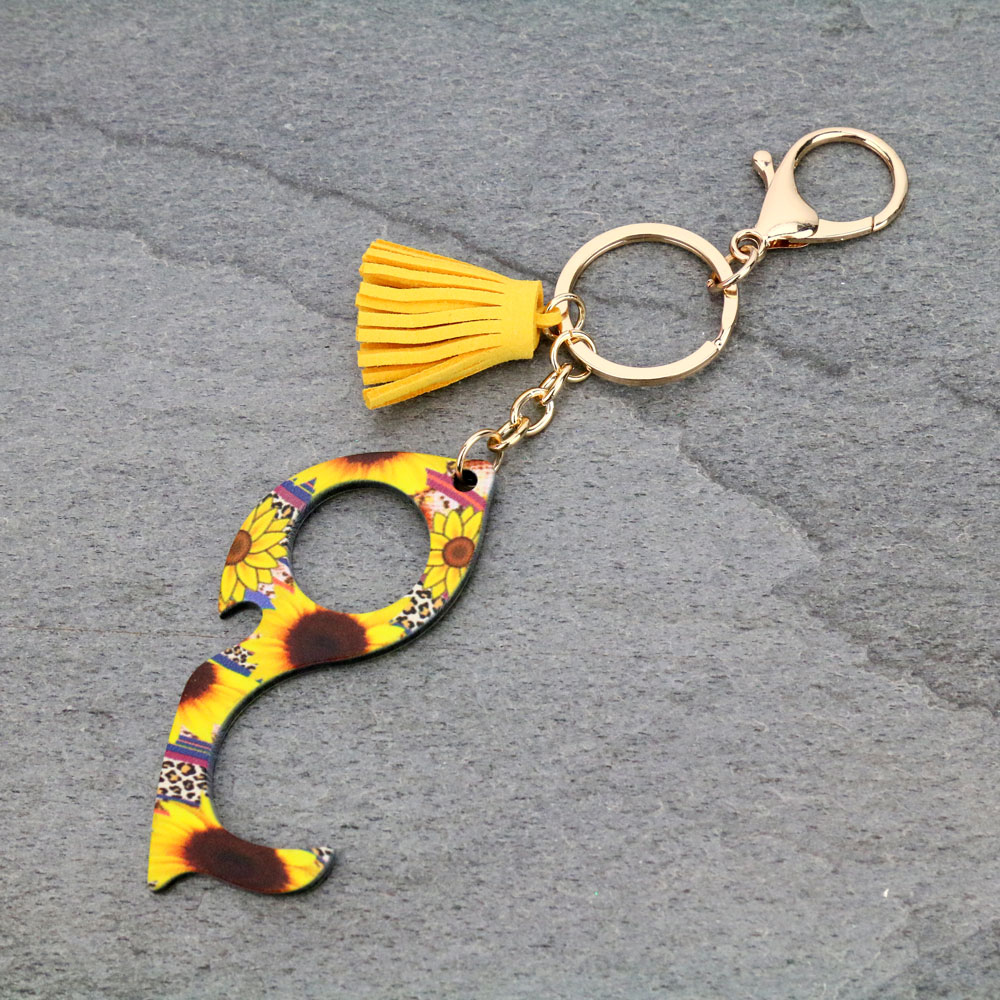 Contactless Door Opener Safety Key Chain