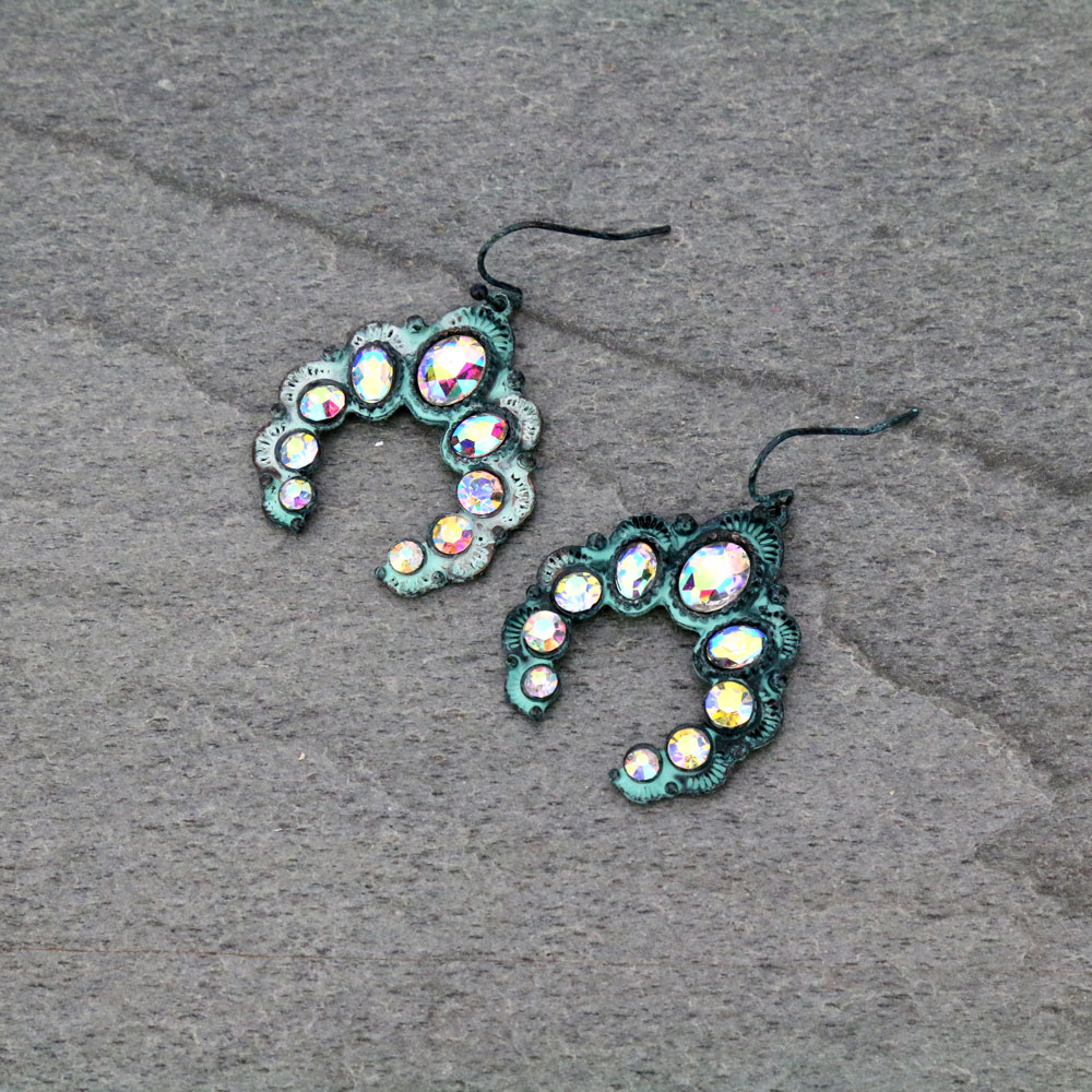 Squash Blossom Dangle Earrings
