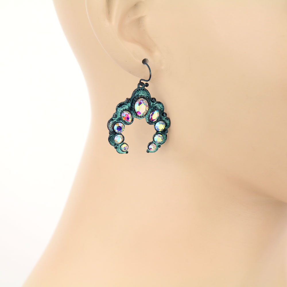 Squash Blossom Dangle Earrings - Image 2