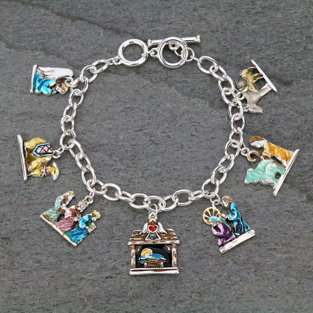 Christmas Nativity Toggle Bracelet