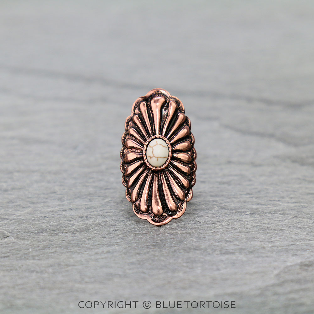 Western Design Concho Cuff Ring