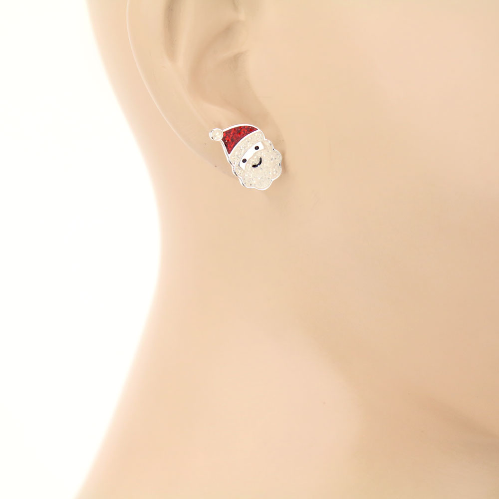 Christmas 3 pair Epoxy Earring Set - Image 3
