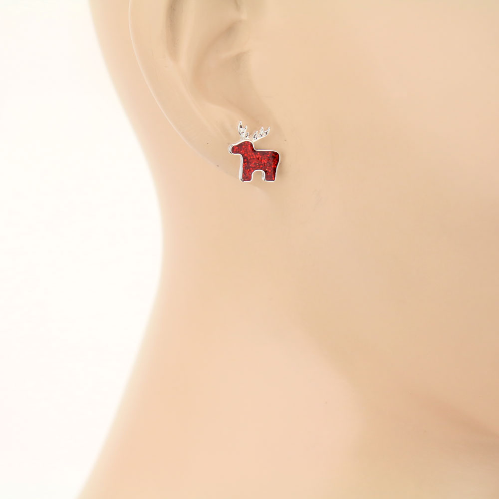 Christmas 3 pair Epoxy Earring Set - Image 2
