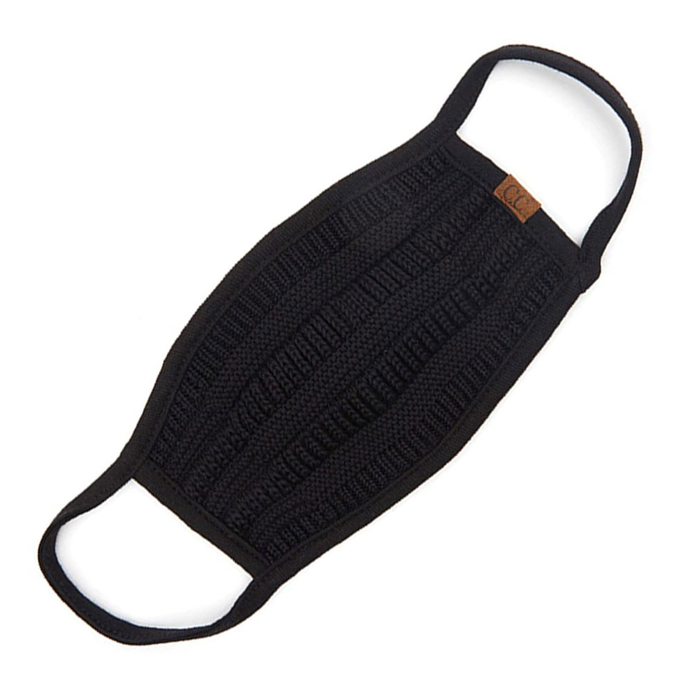 C.C Knit Face Mask with Filter Pocket